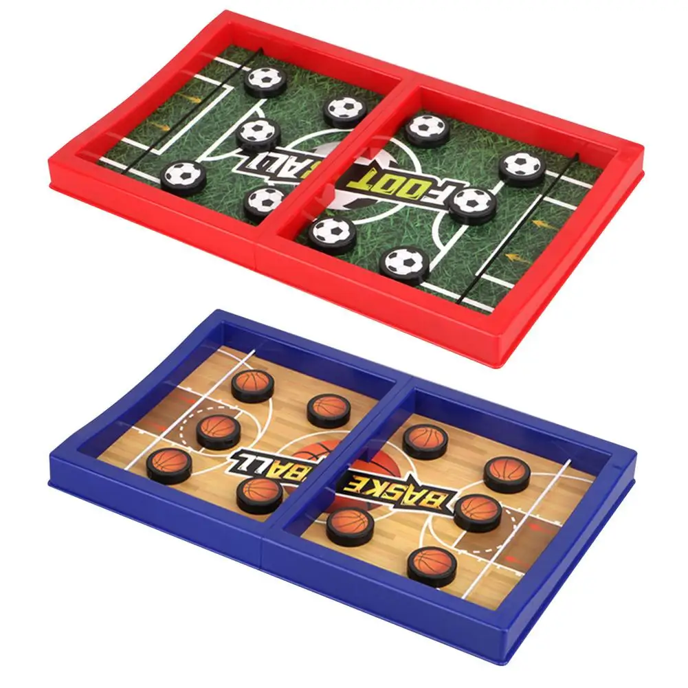 

Football Winner Games Toys Table Fast Hockey Sling Puck Game Flying Chess Solid Plastic Board Game Parent-child Interactive Toys