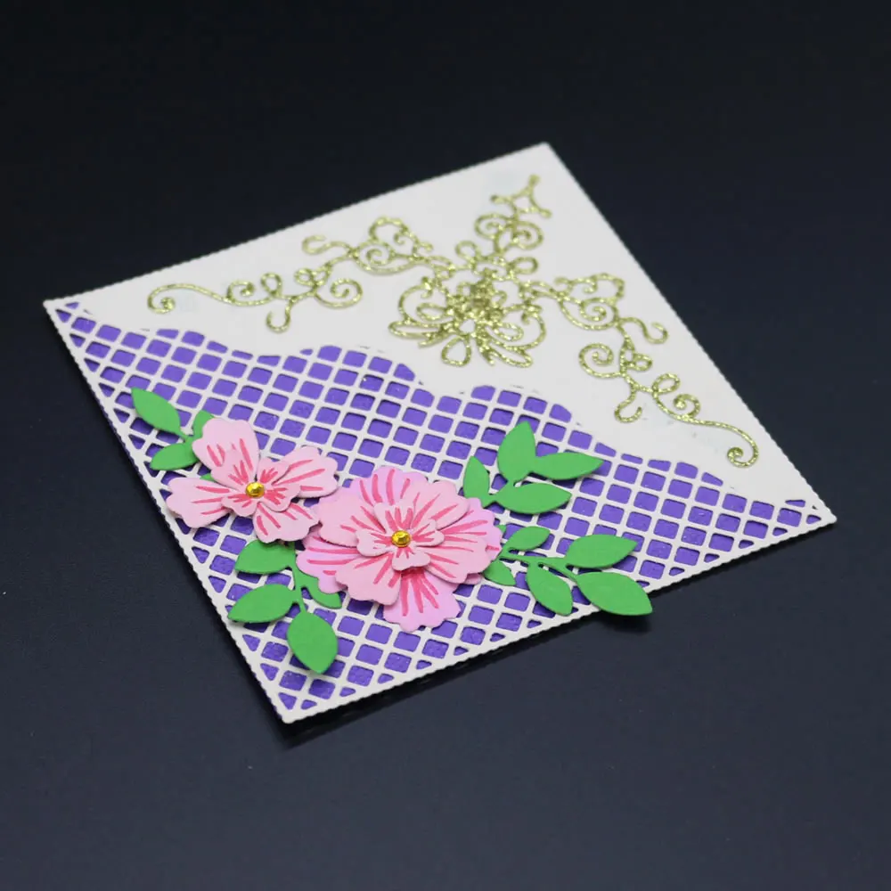 Кружевные рамки металлические резные штампы рождественские трафареты для DIY