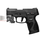 Компактный красный лазер g2c Taurus со светодиодной вспышкой, комбинированный светильник для самообороны, фонарь для Пикатинни, рельсовый пистолет