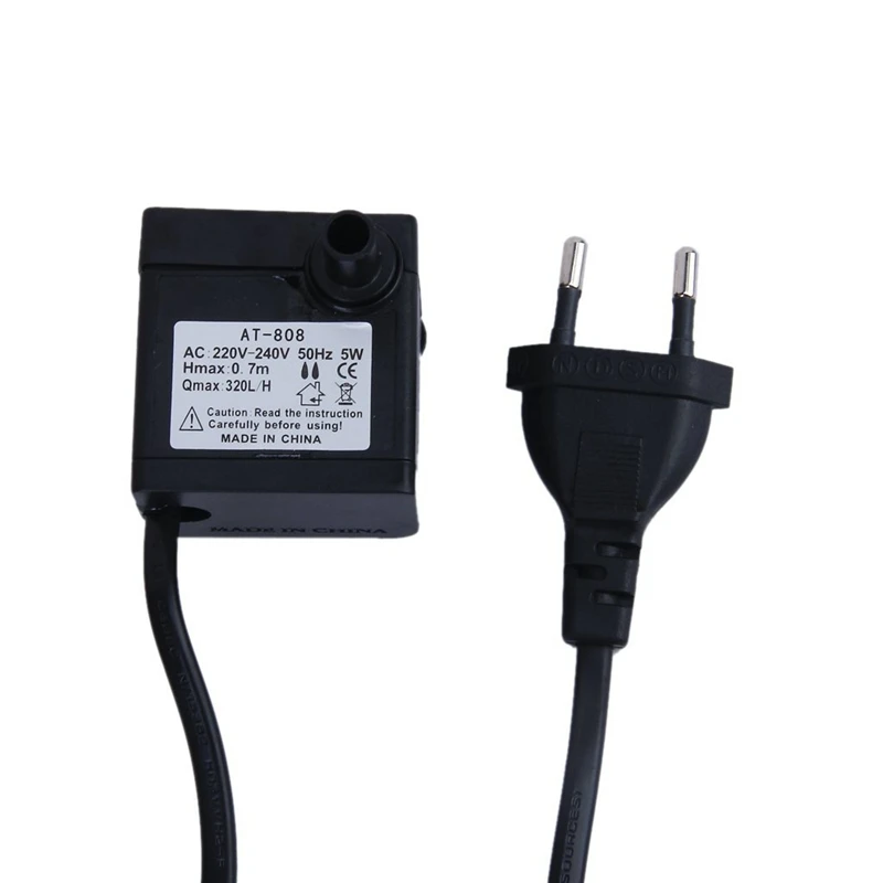 Горячая продажа AC 220-240V 5W погружной водяной насос для аквариума пруд фонтан ЕС