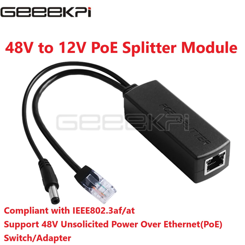 Разветвитель Gigabit PoE USB Type C Power Over Ethernet IEEE 802.3af переключатель удлинитель для IP