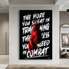 Абстрактная буква Цитата Мотивационная Картина на холсте красные боксерские перчатки плакаты и принты Настенная картина для декора гостиной