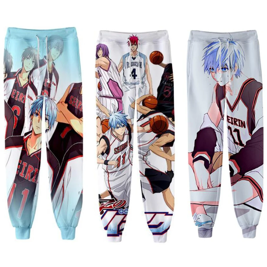 Костюм для косплея Kuroko's в стиле аниме Баскетбол тренировочные штаны 3D мужчин и