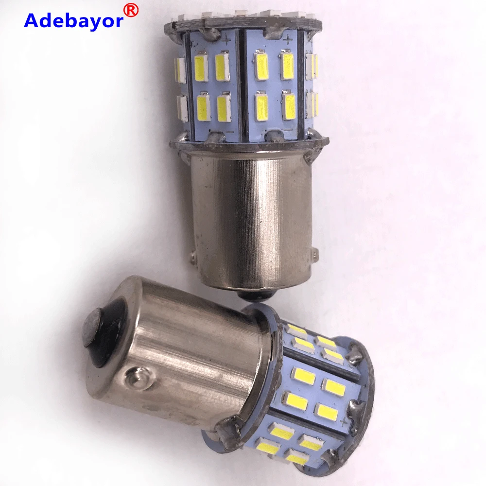 6 шт. супер яркий BA15S 1156 P21W 50SMD Led 1206 12V 3014 автомобильный тормоз светильник