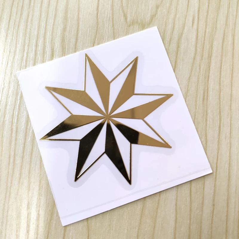 

6X6cm Thieves Star Cool 3D Nickel Metal Car Stickers Decals for Car Styling Laptop Phone