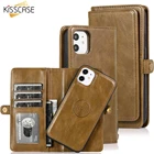 Чехол-книжка KISSCASE A70 для Samsung S10, A51, A71, A50, S20, S9, Note10, Note 20 Ultra, 8, 9, кожаный