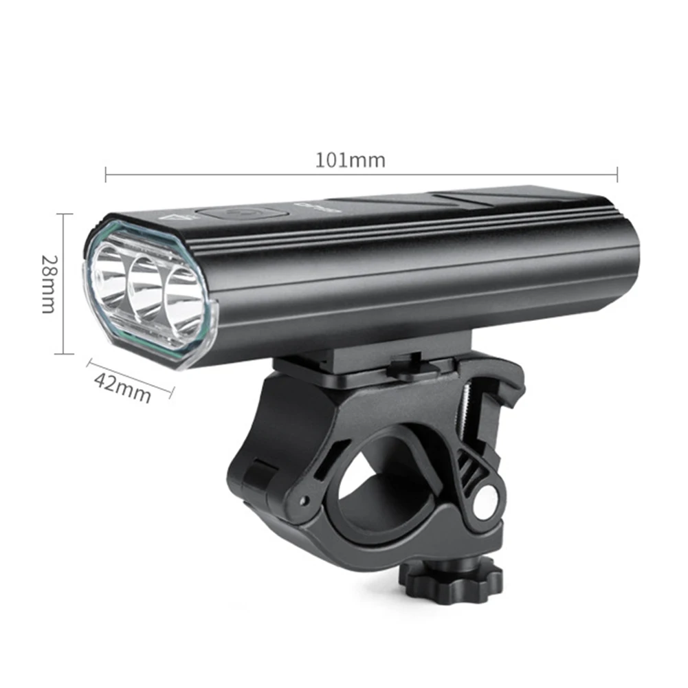 

Bike LED Headlight USB Rechargeable Waterproof Bicycle Front Lights Lamp Night Ridding Safety Cycling Accessories
