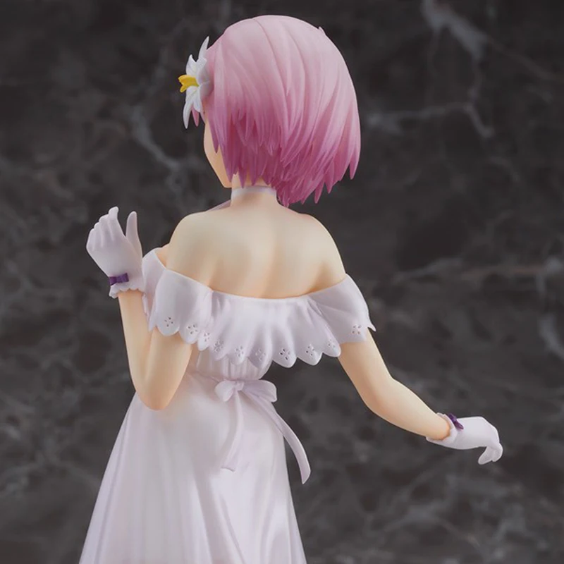 

23cm Fate/Grand Order Mash Kyrielight Action Figure Anime Heroic Formal Dress Shield Girl PVC Collection Model Doll Toy for Gift