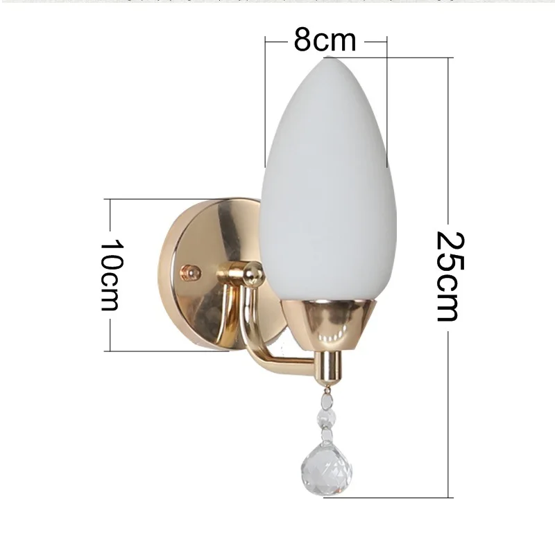 

Wall lamp contemporary and contracted LED the head a bed bedroom hotel creative living room corridor lighting lamp