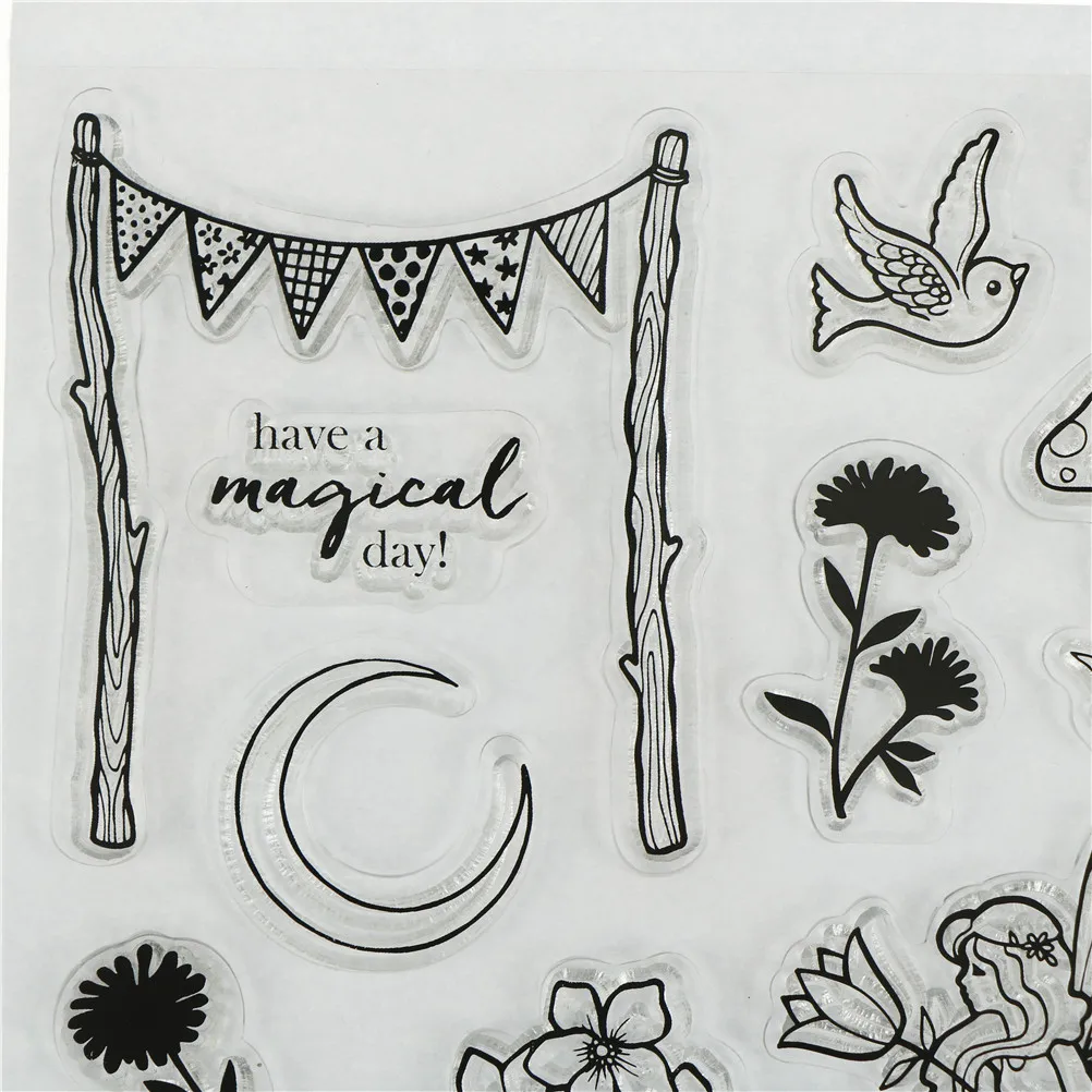 

1pc Clear Silicone Transparent Animal Stamps Seal For DIY Scrapbooking Photo Album Paper Craft Decorative Embossing Stamp Sheet