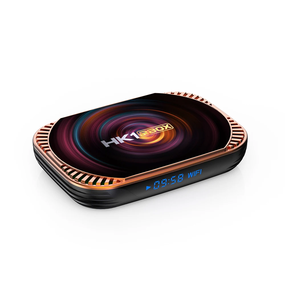 Новинка HK1 RBOX X4 Android 11 Amlogic S905X4 3D Смарт ТВ-бокс 8K 4G + 32/64/128 Гб Wifi 2 и телефон с