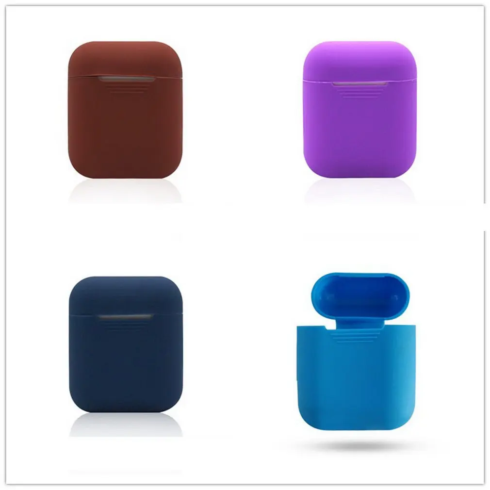 Мягкий силиконовый чехол s для Airpods противоударный Smart ультра тонкий защитный Air