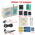 Программатор XP866 USB SPI + 12 адаптеров, поддержка 24 25 93 95 EEPROM Flash Bios EZP2019 EZP2023, обновленная версия для быстрого чтения и записи