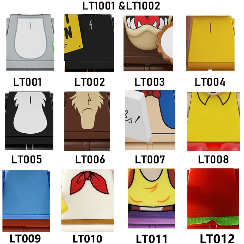 

LT1002 LT1001 New Building Blocks Bricks Series Action with Completed Figures Learning Toys For Children Collections Toys