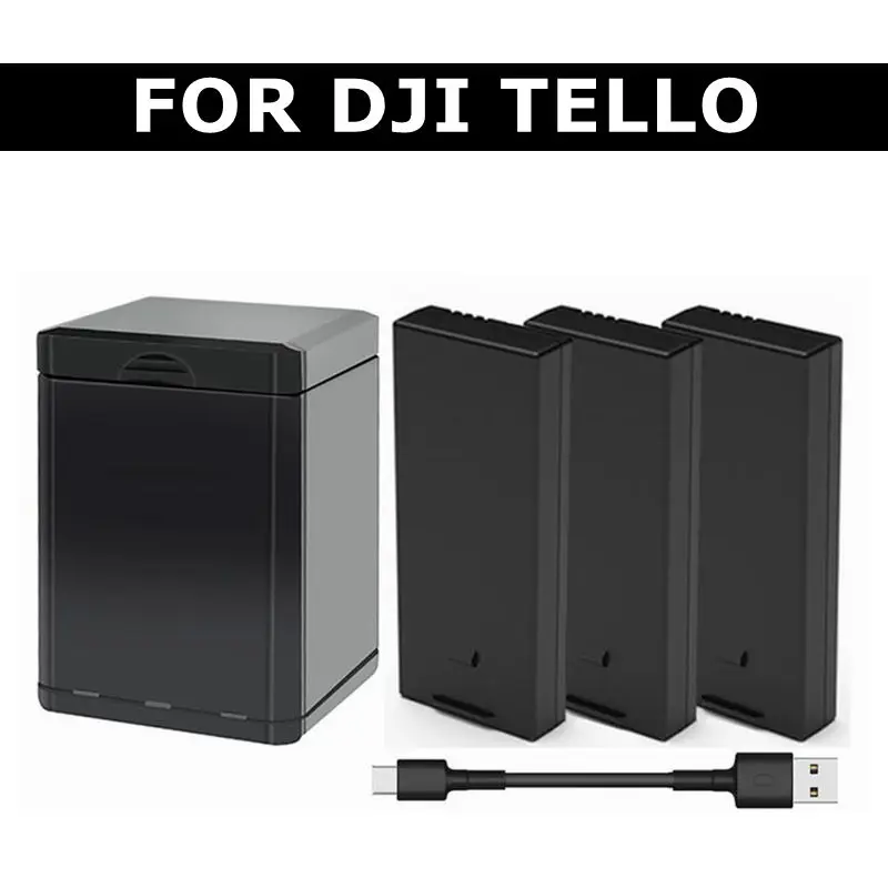 Многофункциональное зарядное устройство для аккумулятора Tello + Flight Lipo 1100 мАч DJI