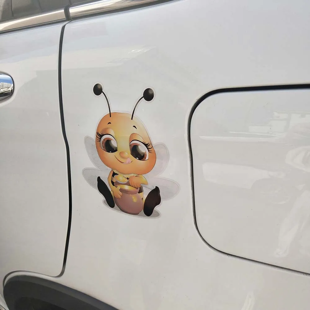 Автомобильная наклейка YJZT ПВХ пчелы которые едят мед 13 7 см * 15 9 12 300557|Наклейки на автомобиль| |