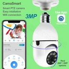 3-мегапиксельная E27 лампочка Wi-Fi камера мини плюс умный дом видеонаблюдение полноцветное ночное видение Ycc365plus APP управление