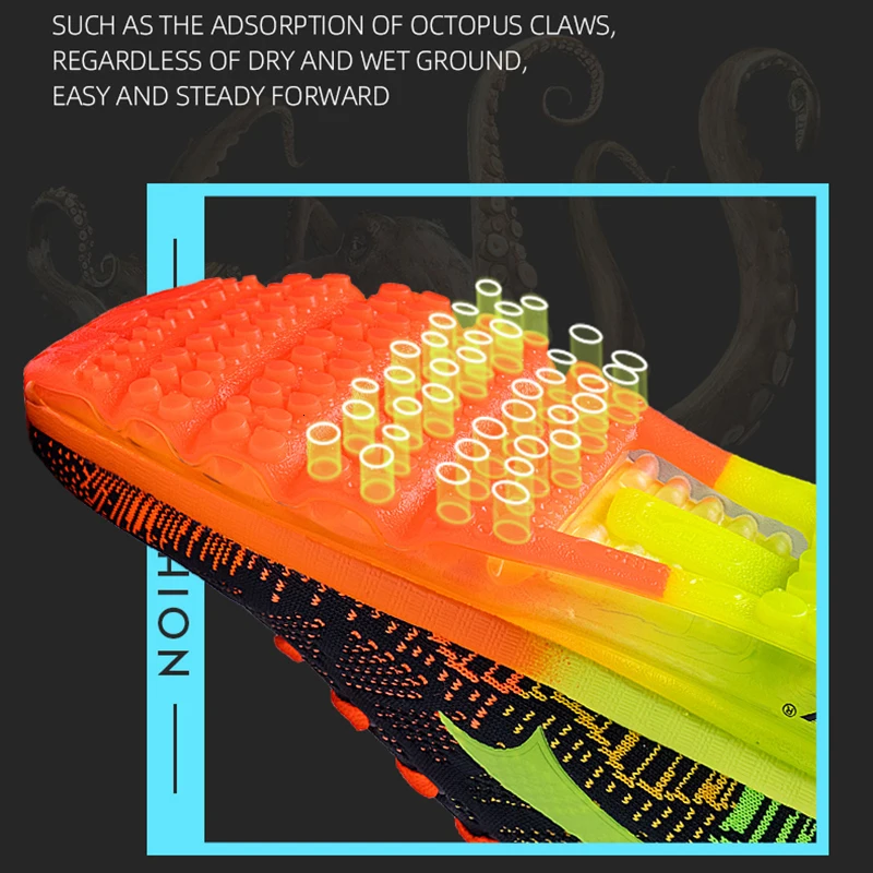 Мужские и женские спортивные кроссовки Onemix воздухопроницаемая спортивная обувь