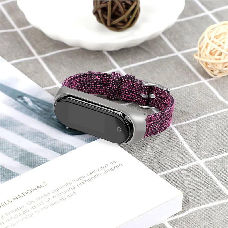 Аксессуары для mi band 4, браслет pulseira mi band 4, 3, ремешок для смарт-часов, сменный нейлоновый Браслет Для xiaomi band 4, браслет correa, ремешок