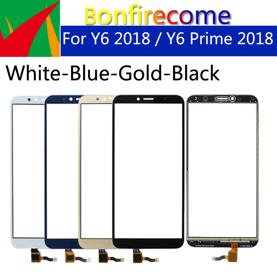 5.7" Touchscreen For Huawei Y6 2018 Touch Screen Panel Sensor Digitizer For hauwei Y6 Prime 2018 LCD Display Glass Lens Panel