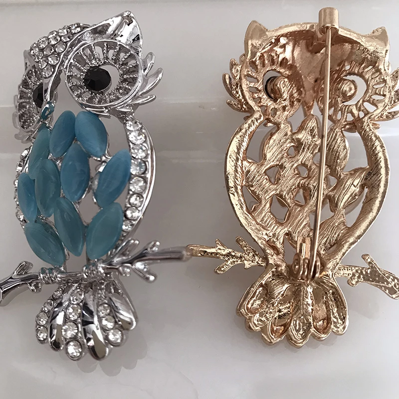 Горячая Распродажа Винтажные женские Голубой опал животное брошь в форме