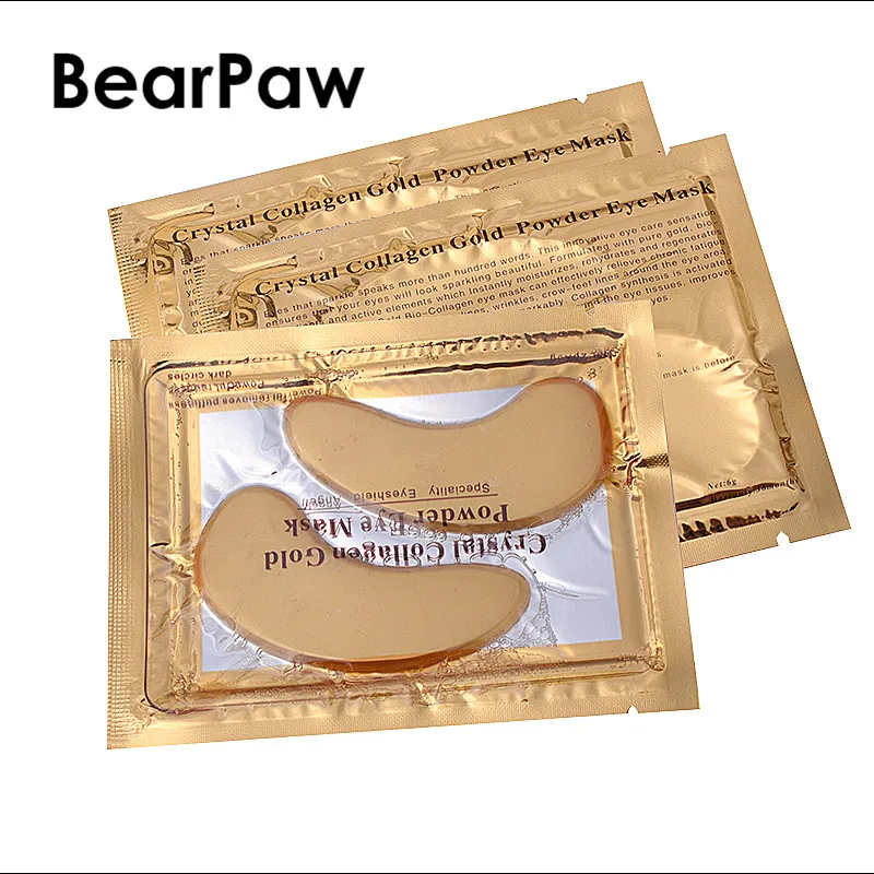 Увлажняющая маска для глаз 1/2/5 пар с кристаллами против старения сна морщин ухода