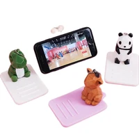 cute cartoon car desk mobile phone holder flexible desk stand support compatible for smart phones support telephone accessories