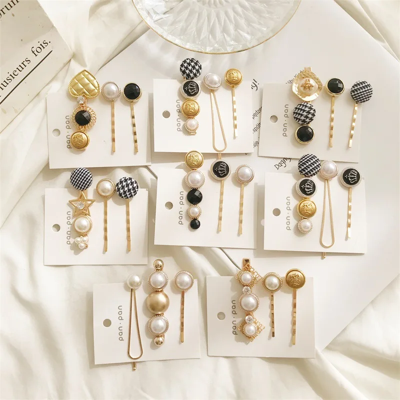 Япония и Южная Корея новые продукты сетевая заколка тройка Корона жемчужные