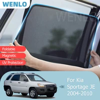 for kia sportage je 2004 2010 front windshield car sunshade side window blind sun shade auto door visor mesh curtain protector