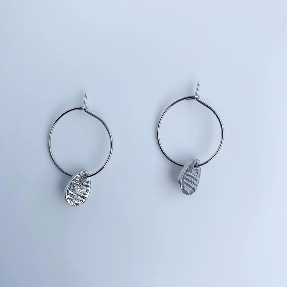 Серьги QIANJIAFU Новинка кольца из белого золота модные ювелирные изделия серьги