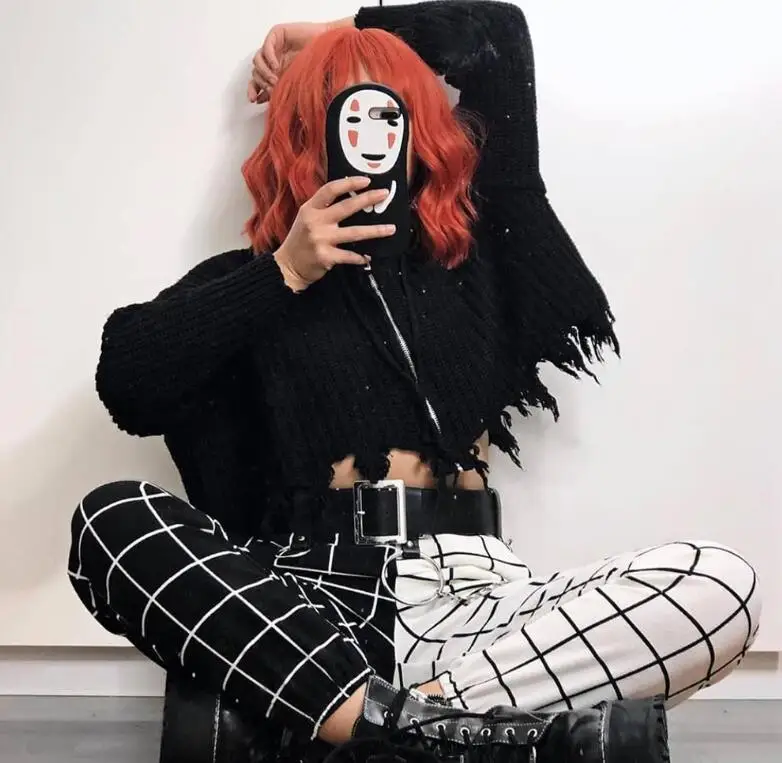 Новинка Весна 2020 женские цветные шахматные повседневные брюки с высокой