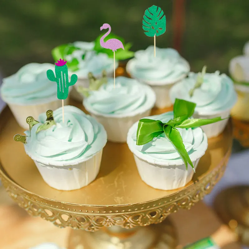 12 шт. летняя Гавайская стакан для тематической вечеринки торт фигурки жениха и