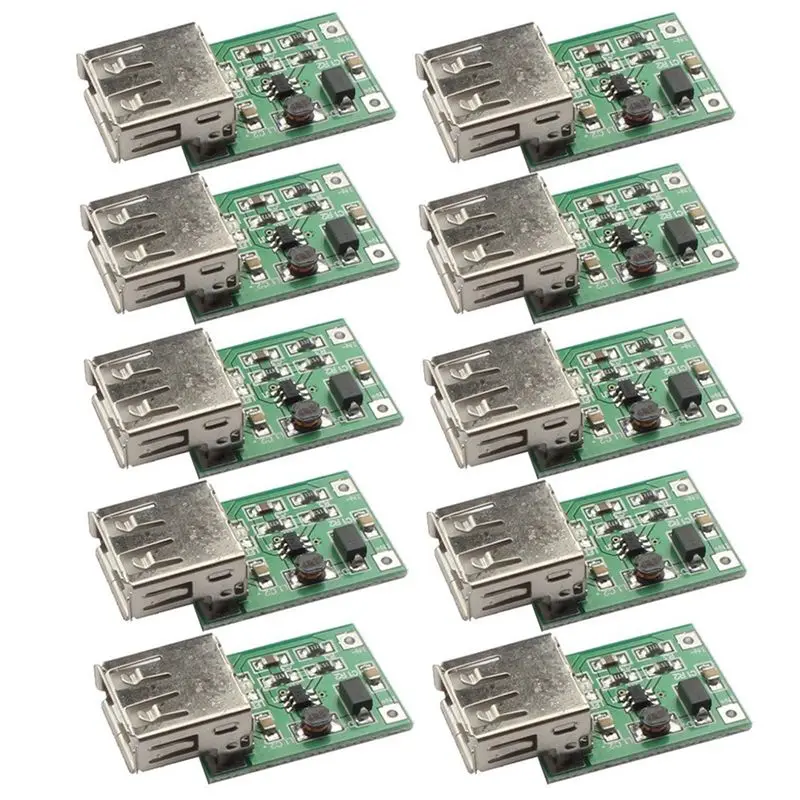 10 шт. PFM DC-DC управления конвертер Повышающий Модуль 600мА USB зарядное устройство 0 9