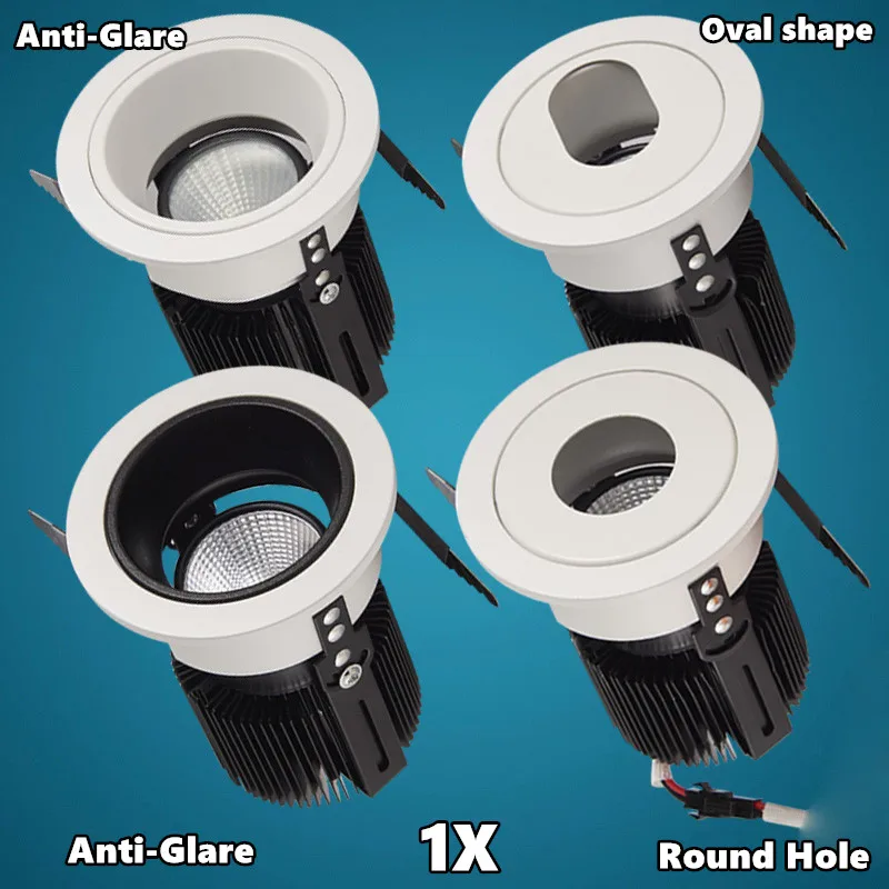 1 шт./лот Диммируемый светодиодный потолочный COB встраиваемый Светильник 5 Вт 10 15 20