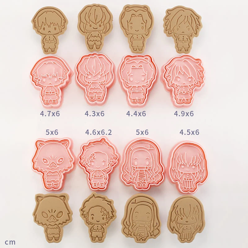 

Формочки для печенья Demon Slayer Kamado Nezuko 8 шт.