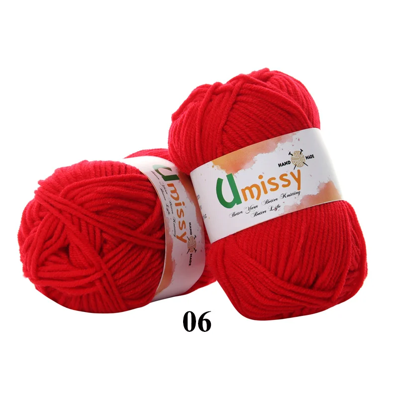 1pc 06 1 шт. пряжа для ручного вязания Хлопок Вязание Пряжа для Вязания Пряжи для Вязания Антистатические Мягкие Дешевые Пряжи Заводская Цена для Продажи 25 г - Цвет: 1pc 06