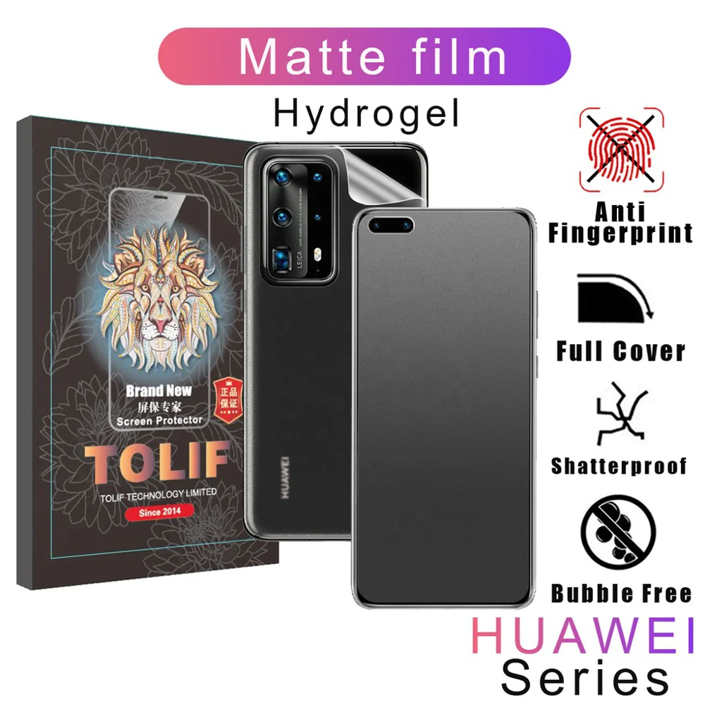 

TOLIF For P40 P30 P20 P10 Mate 20 30 40 Mate20 Mate30 Mate40 Pro Plus Lite Plus Front or Back Curved Full Cover Full Glue