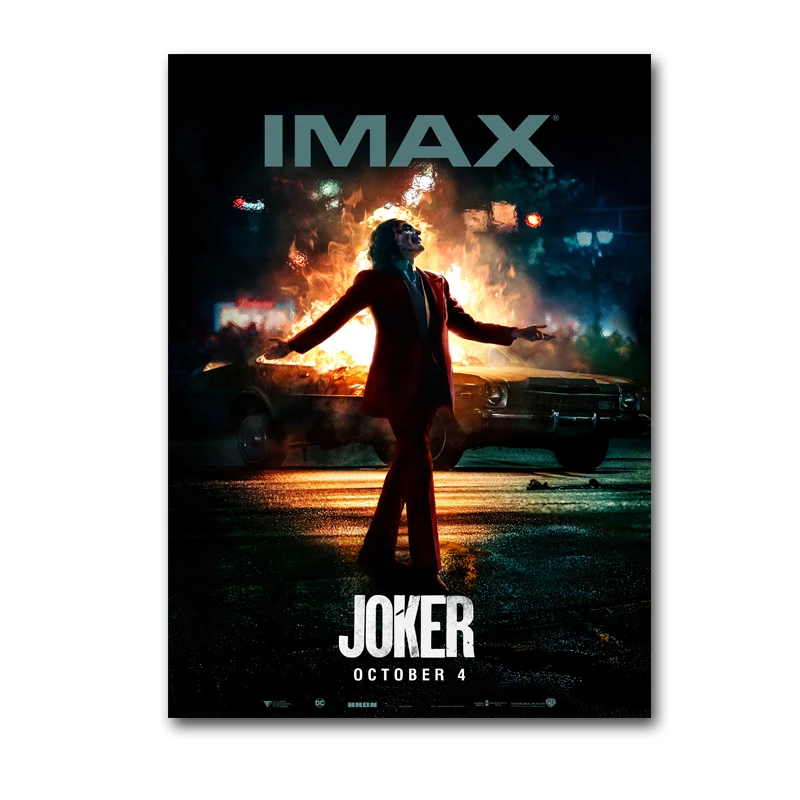 Joker Badman популярные рекламные плакаты DC HD Настенная картина шелковая или