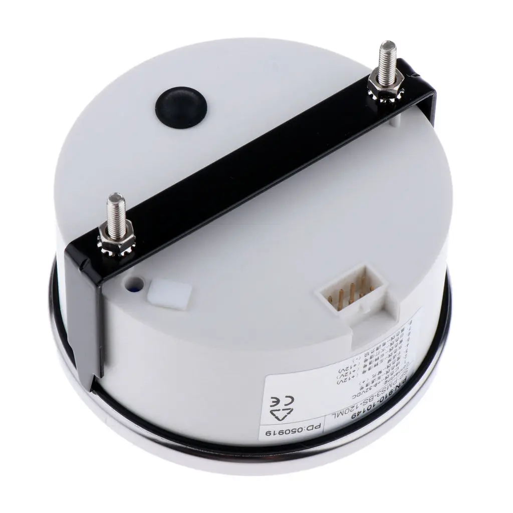 

85 мм 120 миль/ч мотоцикл из нержавеющей стали Спидометр Одометр Водонепроницаемый #1