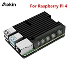 Корпус для Raspberry Pi 4, Модель B, корпус из алюминиевого сплава, корпус с пассивным охлаждением, металлический корпус, защитный чехол для рассеивания тепла
