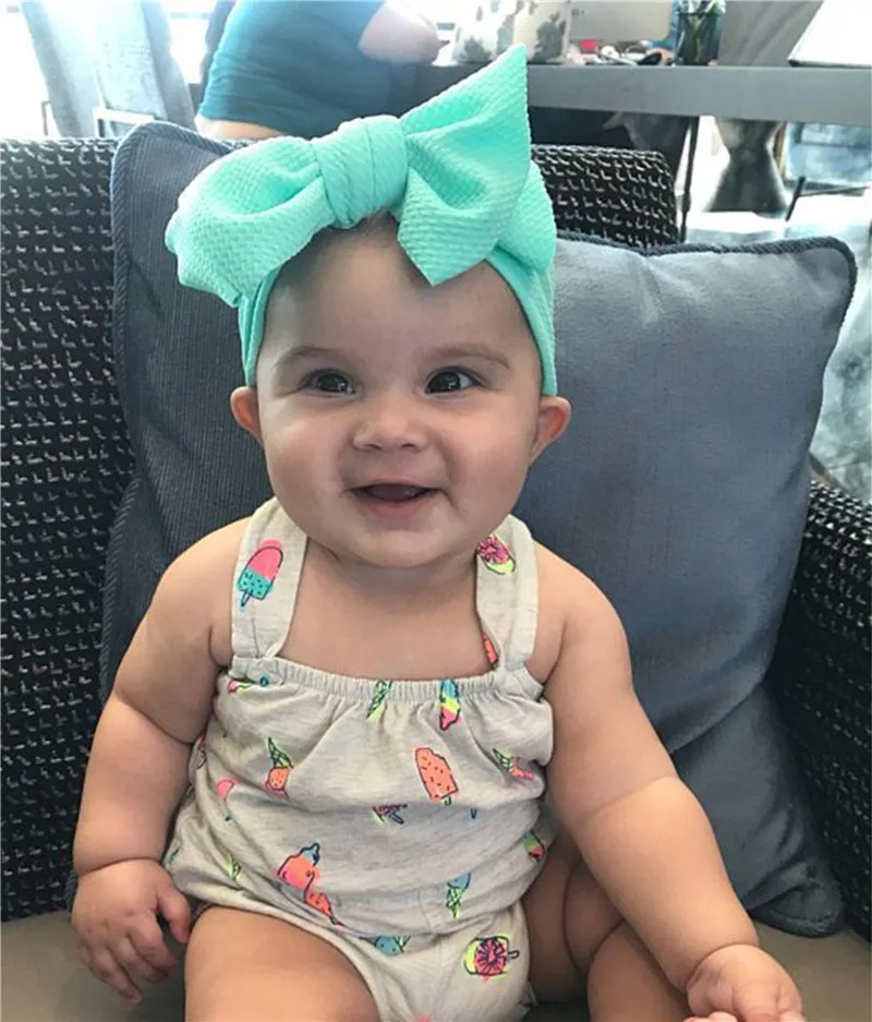 YALOODE 18 цветов детские повязки на голову эластичные яркие цвета для новорожденных