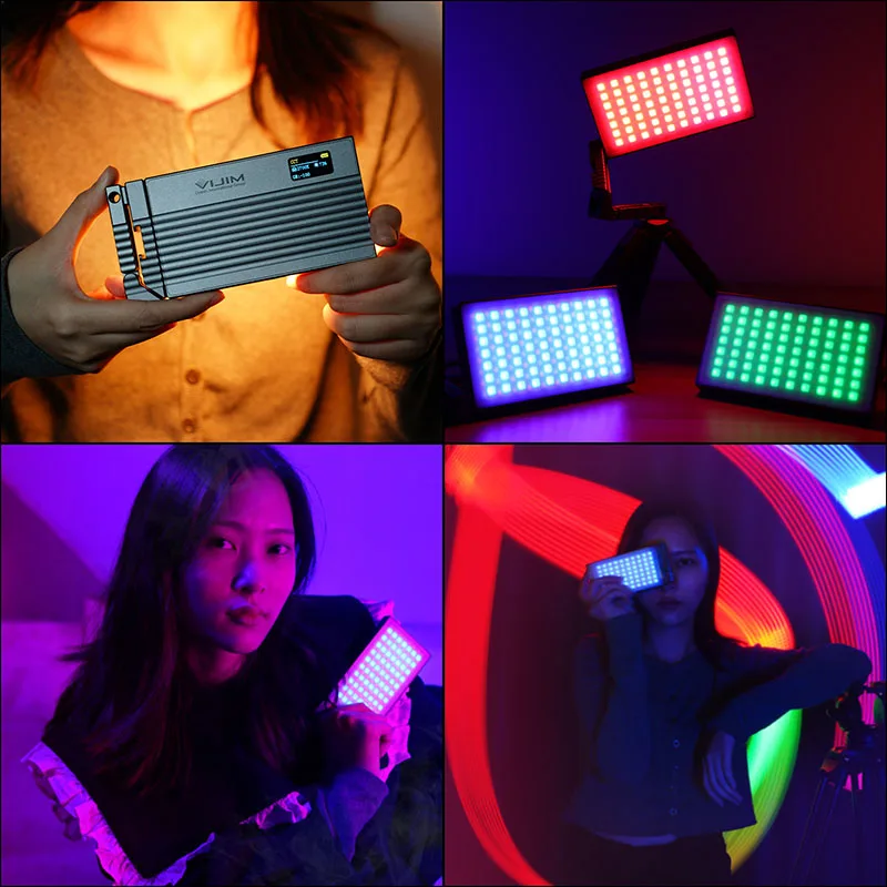 Ulanzi VIJIM R70 металлический RGB видео светильник светодиодный s лампа для съемки