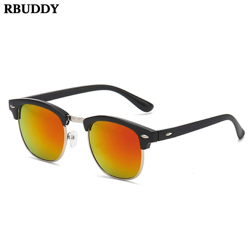 Солнцезащитные очки без оправы UV400 для мужчин и женщин Классические брендовые дизайнерские Поляризационные