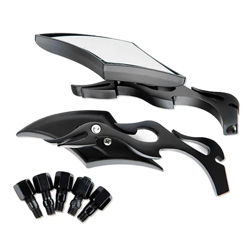 

Боковые зеркала заднего вида с витым пламенем, болты 8 мм 10 мм для Harley Cruiser