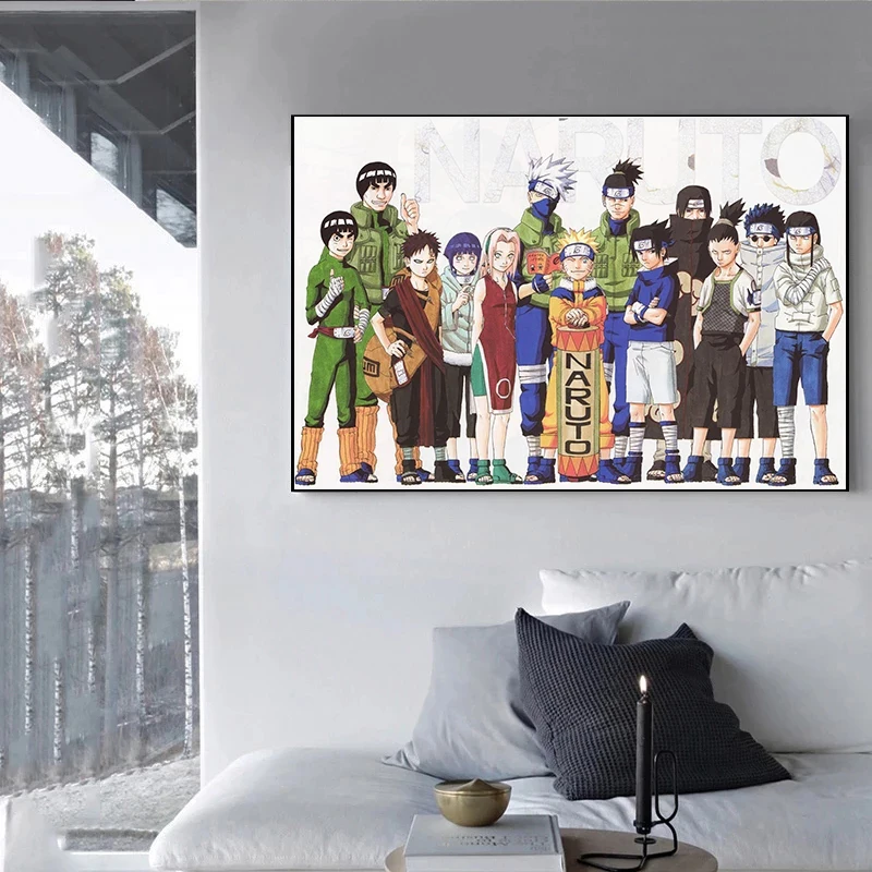 

Japanese Anime Canvas Painting Naruto Sasuke Posters and Prints Print Mural Picture Children's Room Home Wall Decoration Cuadros