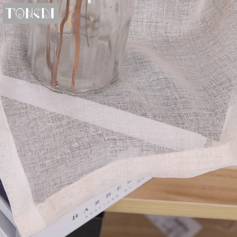 TONGDI 2 шт. Белый Тюль цифровая печать занавес Милая мультяшная Сова прозрачный