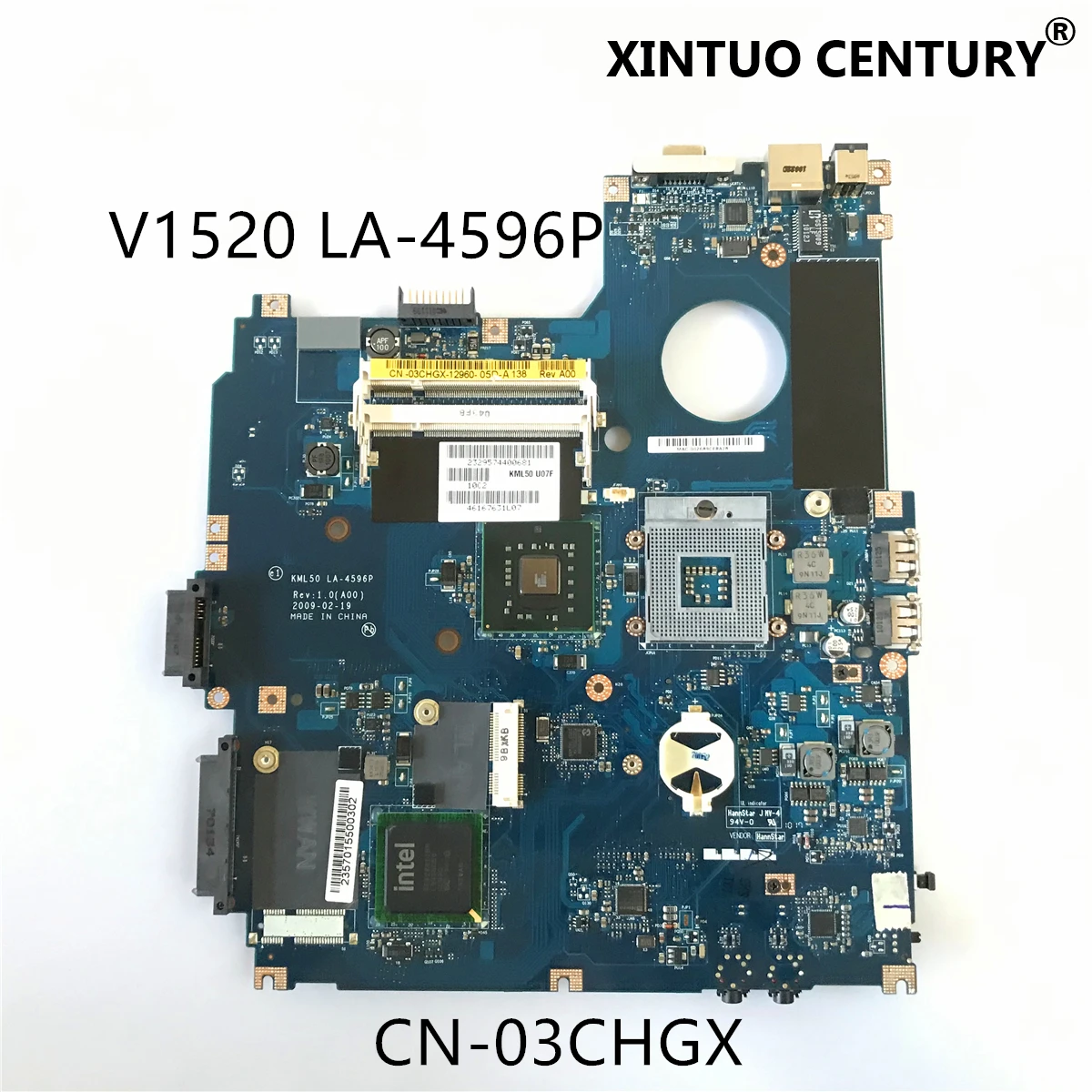 

CN-03CHGX 03CHGX 3CHGX LA-4596P для Dell Vostro 1520 V1520 KML50 Материнская плата ноутбука GM45 DDR2 100% тестирование работы