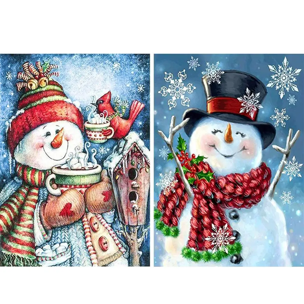 5D алмазная краска полный набор для сверления по номерам Рождественское