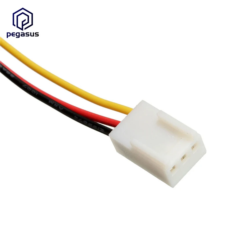 30CM PC Computer Internal Built-in Fan 3Pin Power Extension Cable |