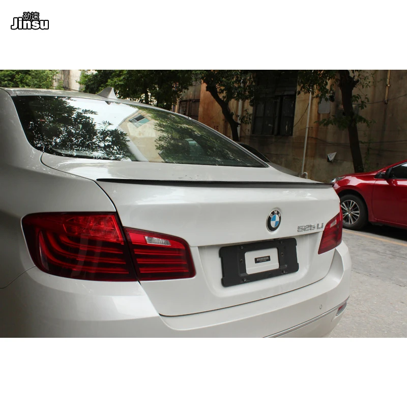 F10 M5 стильный спойлер для заднего багажника из углеродного волокна губа BMW 5 серии